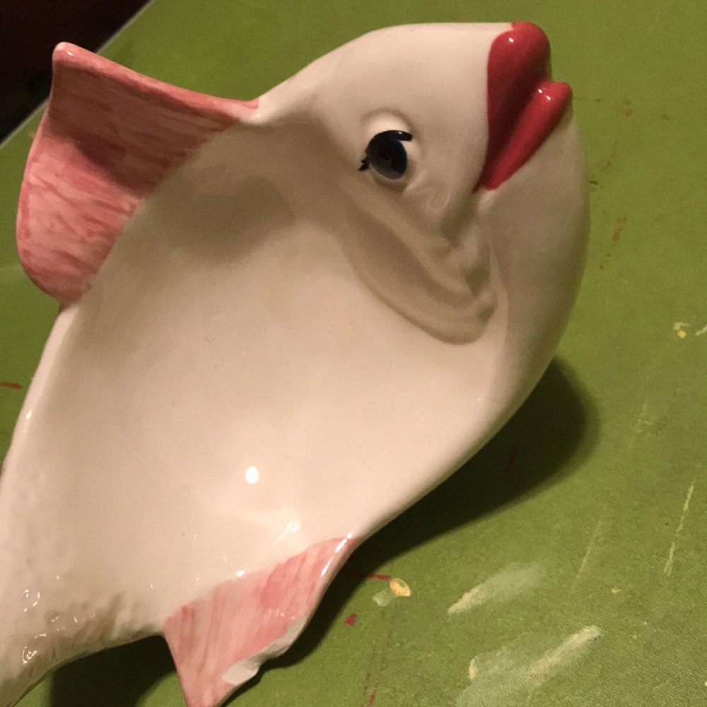 Vintage Ceramic Lil’ Miss Fish Dish / Wall Decor - Picture 3 of 7